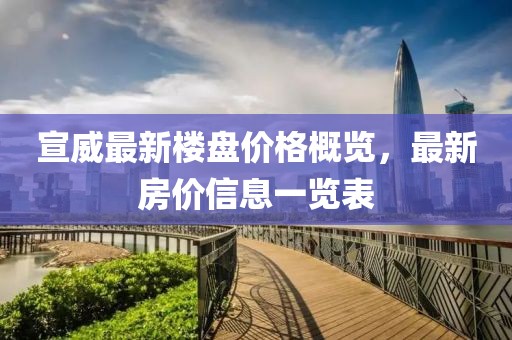 宣威最新樓盤價(jià)格概覽，最新房價(jià)信息一覽表