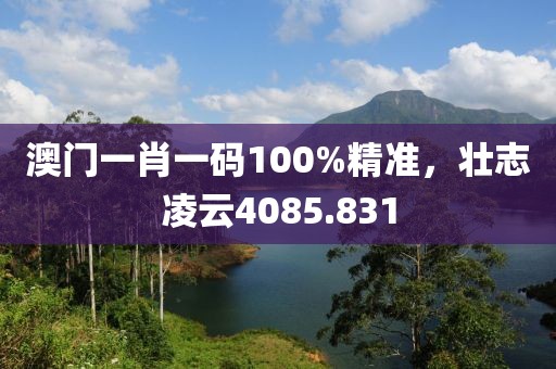 澳門一肖一碼100%精準(zhǔn)，壯志凌云4085.831