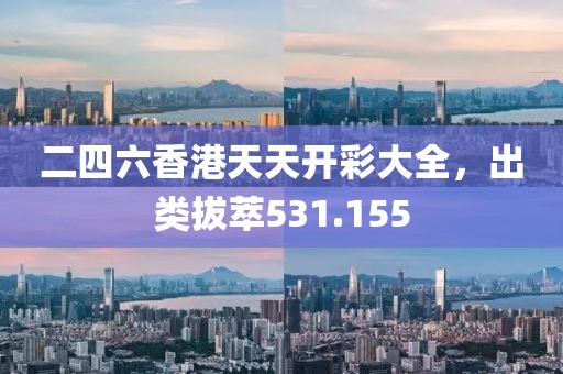二四六香港天天開彩大全，出類拔萃531.155