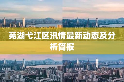 蕪湖弋江區(qū)汛情最新動(dòng)態(tài)及分析簡(jiǎn)報(bào)