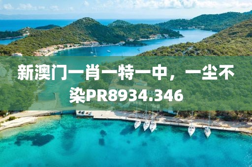 新澳門(mén)一肖一特一中，一塵不染PR8934.346