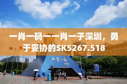 一肖一碼一一肖一子深圳，勇于妥協(xié)的SK5267.518