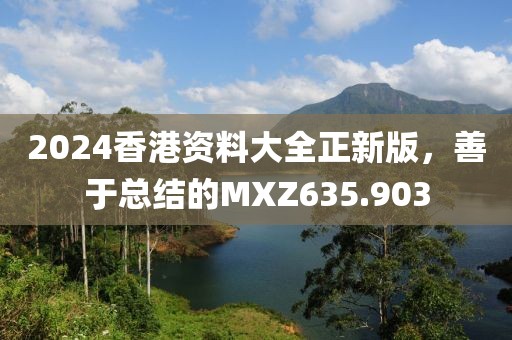 2024香港資料大全正新版，善于總結(jié)的MXZ635.903