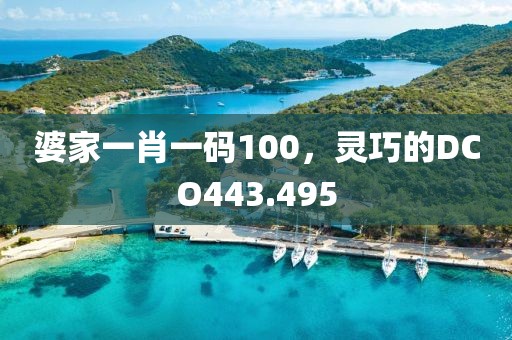 婆家一肖一碼100，靈巧的DCO443.495