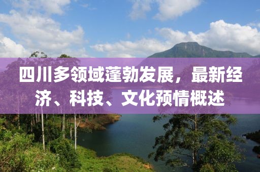 四川多領(lǐng)域蓬勃發(fā)展，最新經(jīng)濟(jì)、科技、文化預(yù)情概述
