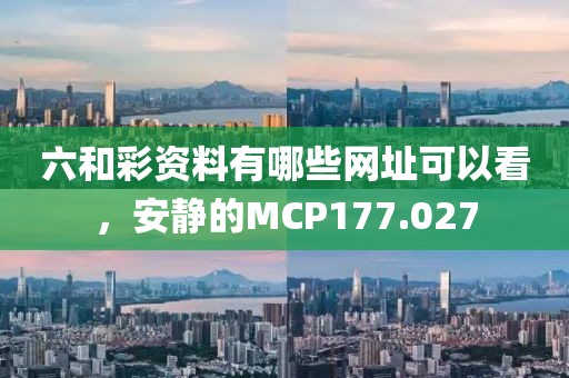 六和彩資料有哪些網(wǎng)址可以看，安靜的MCP177.027