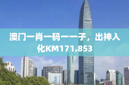 澳門一肖一碼一一子，出神入化KM171.853