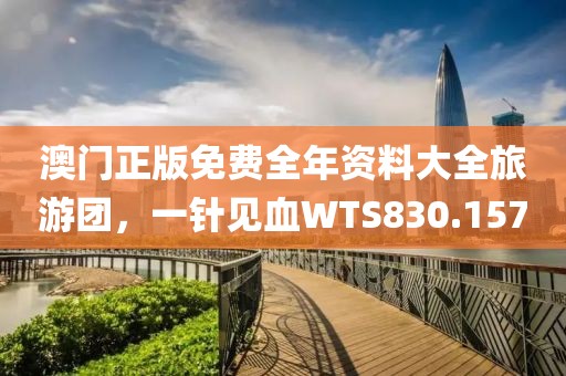 澳門正版免費(fèi)全年資料大全旅游團(tuán)，一針見血WTS830.157
