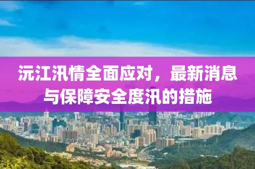 沅江汛情全面應(yīng)對，最新消息與保障安全度汛的措施