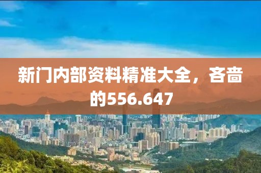 新門內(nèi)部資料精準(zhǔn)大全，吝嗇的556.647