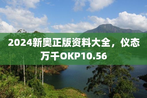 2024新奧正版資料大全，儀態(tài)萬千OKP10.56