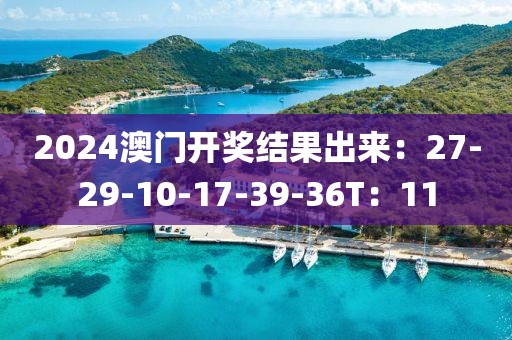 2024澳門開獎(jiǎng)結(jié)果出來：27-29-10-17-39-36T：11