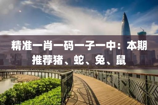精準(zhǔn)一肖一碼一子一中：本期推薦豬、蛇、兔、鼠