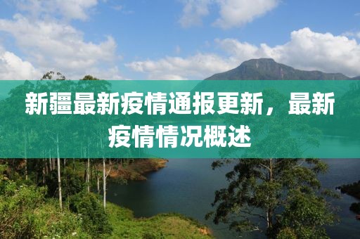 新疆最新疫情通報(bào)更新，最新疫情情況概述