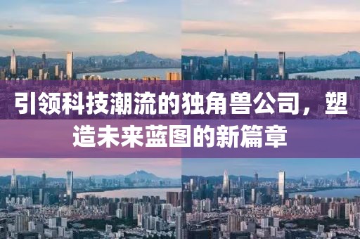 引領(lǐng)科技潮流的獨(dú)角獸公司，塑造未來(lái)藍(lán)圖的新篇章