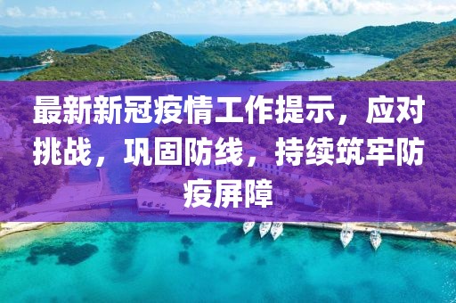 最新新冠疫情工作提示，應對挑戰(zhàn)，鞏固防線，持續(xù)筑牢防疫屏障