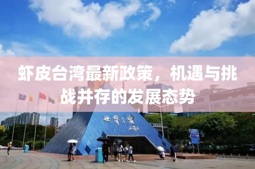 蝦皮臺(tái)灣最新政策，機(jī)遇與挑戰(zhàn)并存的發(fā)展態(tài)勢(shì)
