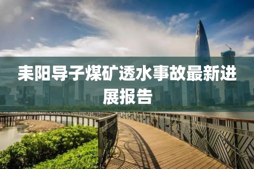 耒陽導(dǎo)子煤礦透水事故最新進(jìn)展報告