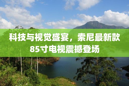 科技與視覺盛宴，索尼最新款85寸電視震撼登場
