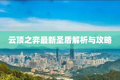 云頂之弈最新圣盾解析與攻略