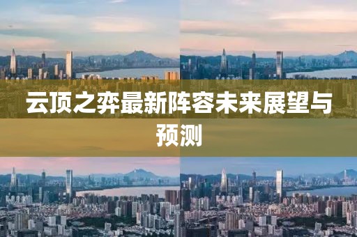 云頂之弈最新陣容未來展望與預(yù)測