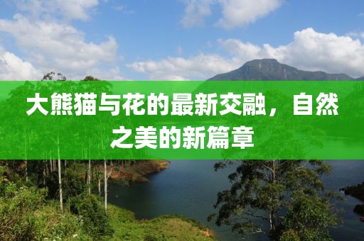 大熊貓與花的最新交融，自然之美的新篇章
