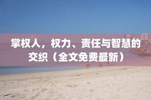 掌權(quán)人，權(quán)力、責(zé)任與智慧的交織（全文免費(fèi)最新）
