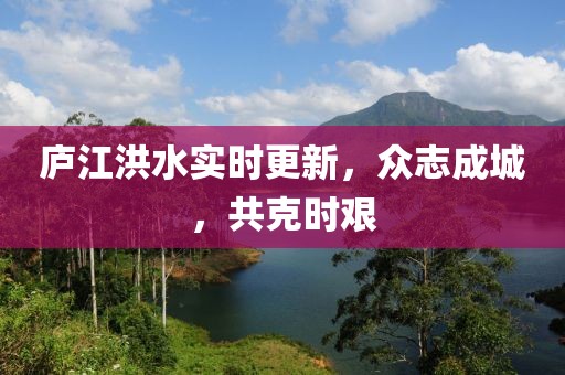 廬江洪水實(shí)時(shí)更新，眾志成城，共克時(shí)艱