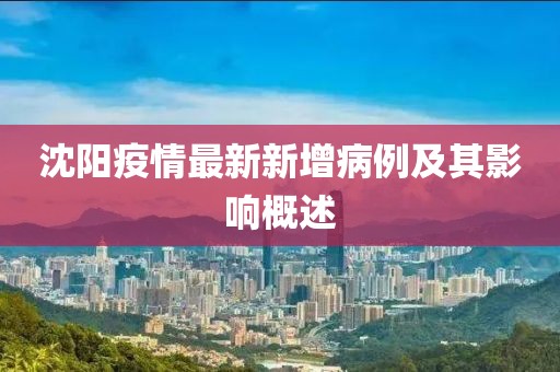 沈陽疫情最新新增病例及其影響概述