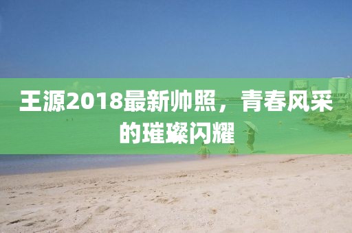 王源2018最新帥照，青春風(fēng)采的璀璨閃耀