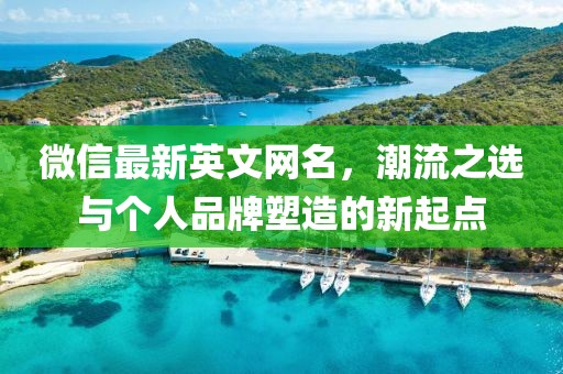 微信最新英文網(wǎng)名，潮流之選與個人品牌塑造的新起點(diǎn)