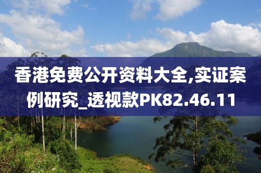香港免費公開資料大全,實證案例研究_透視款PK82.46.11