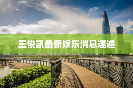 王俊凱最新娛樂消息速遞