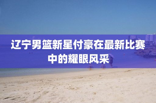 遼寧男籃新星付豪在最新比賽中的耀眼風(fēng)采