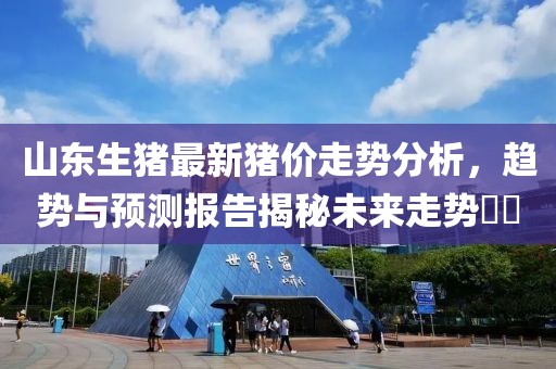山東生豬最新豬價走勢分析，趨勢與預測報告揭秘未來走勢??
