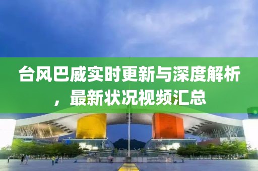 臺(tái)風(fēng)巴威實(shí)時(shí)更新與深度解析，最新?tīng)顩r視頻匯總