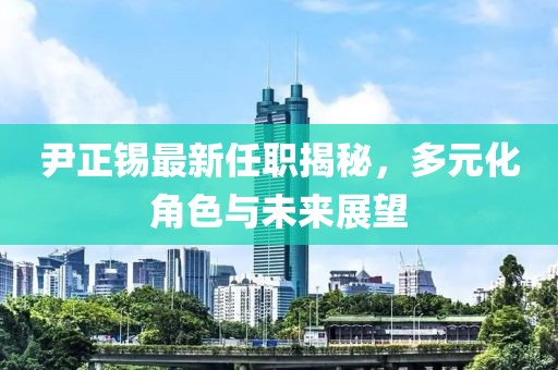 尹正錫最新任職揭秘，多元化角色與未來展望