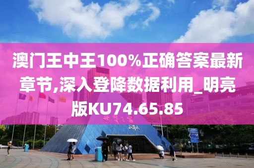 澳門王中王100%正確答案最新章節(jié),深入登降數(shù)據(jù)利用_明亮版KU74.65.85