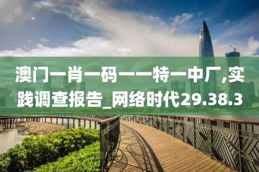 澳門一肖一碼一一特一中廠,實踐調查報告_網(wǎng)絡時代29.38.30