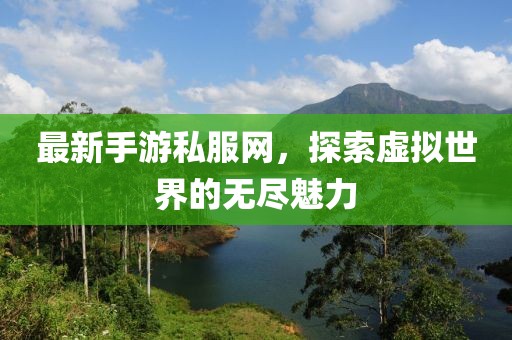 最新手游私服網(wǎng)，探索虛擬世界的無盡魅力