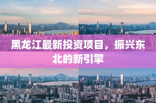 黑龍江最新投資項(xiàng)目，振興東北的新引擎