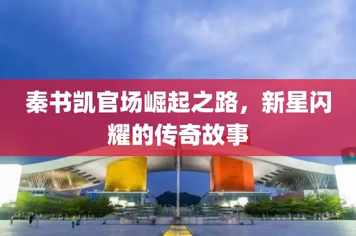 秦書凱官場崛起之路，新星閃耀的傳奇故事