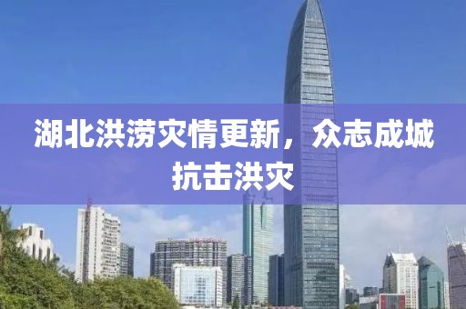 湖北洪澇災情更新，眾志成城抗擊洪災