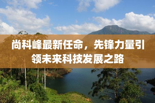 尚科峰最新任命，先鋒力量引領未來科技發(fā)展之路