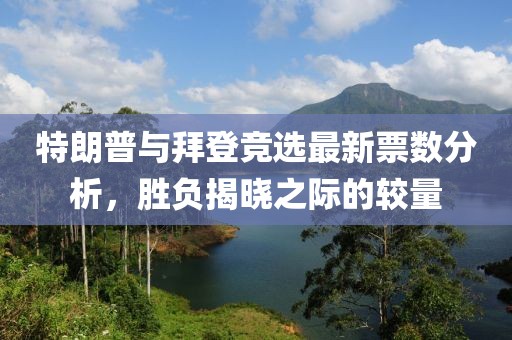 特朗普與拜登競選最新票數(shù)分析，勝負揭曉之際的較量