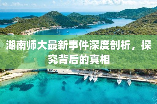 湖南師大最新事件深度剖析，探究背后的真相