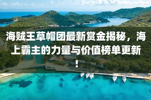 海賊王草帽團最新賞金揭秘，海上霸主的力量與價值榜單更新！