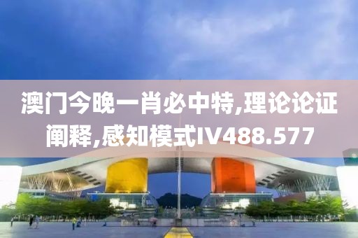 澳門今晚一肖必中特,理論論證闡釋,感知模式IV488.577