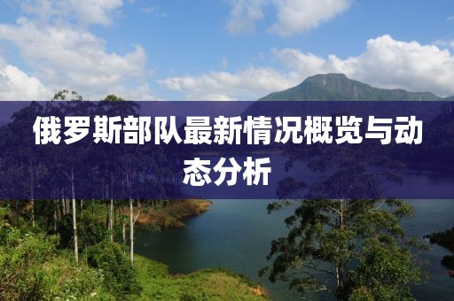 俄羅斯部隊(duì)最新情況概覽與動(dòng)態(tài)分析