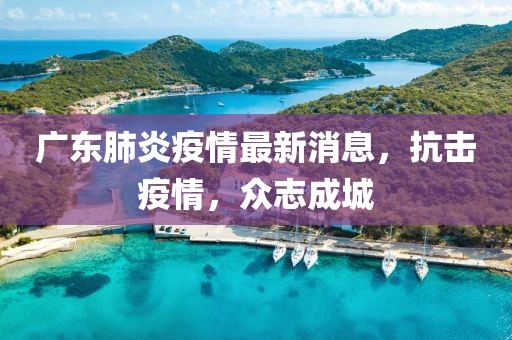 廣東肺炎疫情最新消息，抗擊疫情，眾志成城